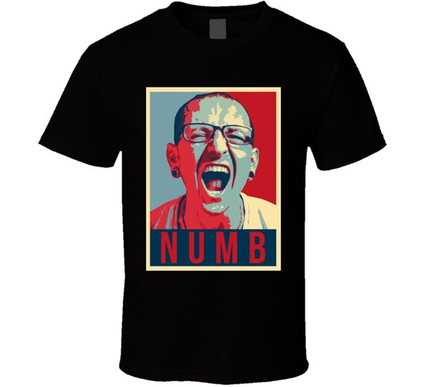 

chester bennington tribute fan numb hope men's t-shirt black summer style tee shirt