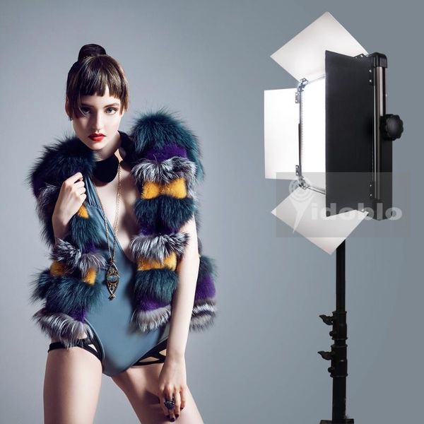

120w led continue lighting studio lights for video interview pgraphy shooting warm & cold color d-1500ii pro studio led lamp