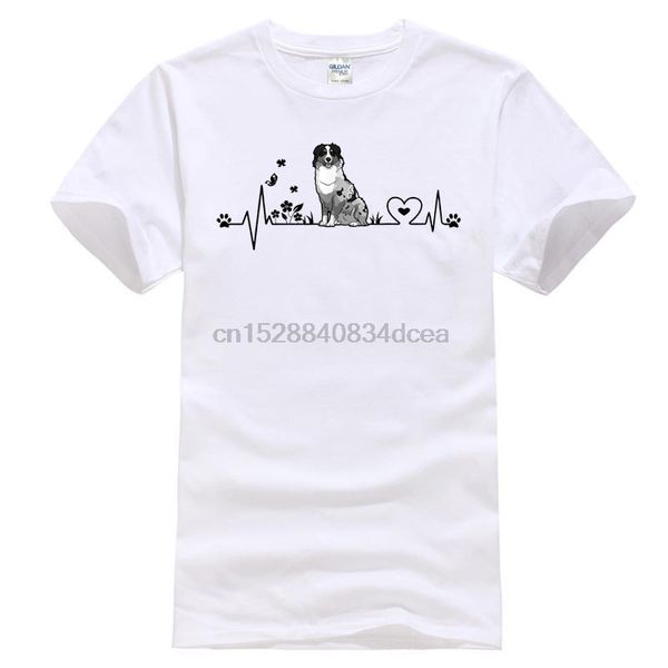 

австралийская овчарка heartbeat популярного tagless тройник shirt