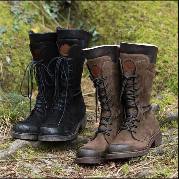 

fashion leather ankle boots women round toe vintage high heel office shoes ladies autumn winter motorcycle boots 2020 new, Black