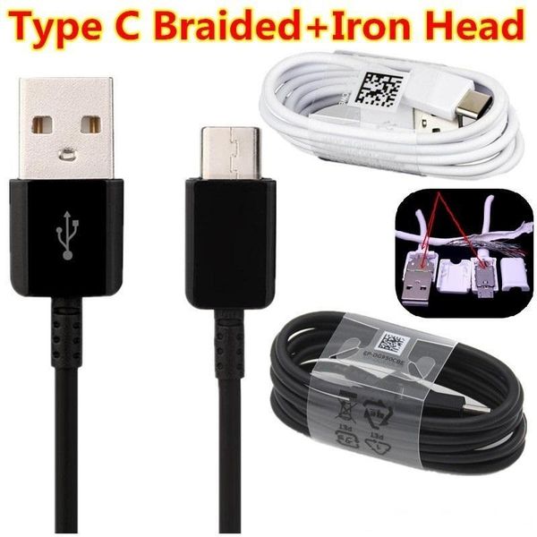

4ft type c usb cable wire for samsung s8 s9 s10 note 8 9 htc android phone