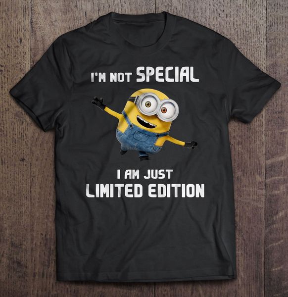 

men t shirt i m not special i am just limited edition -minion women t-shirt