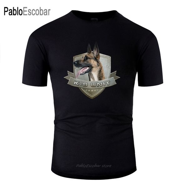 

designs funny k9 unit malinois belgian shepherd tee shirt classic tee shirt man streetwear plus size s-5xl hiphop
