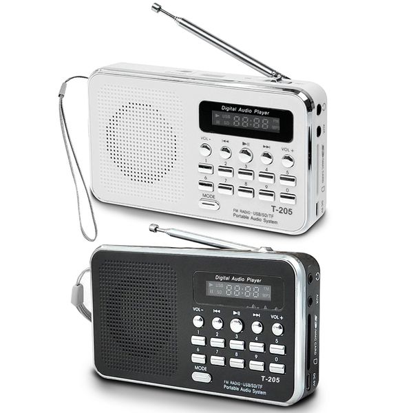 

radio portable mini am fm stereo speaker support sd/tf card with usb