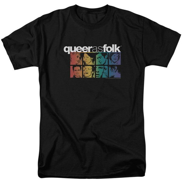 

showtime queer as folk cast licensed t shirt summer casual tee shirt