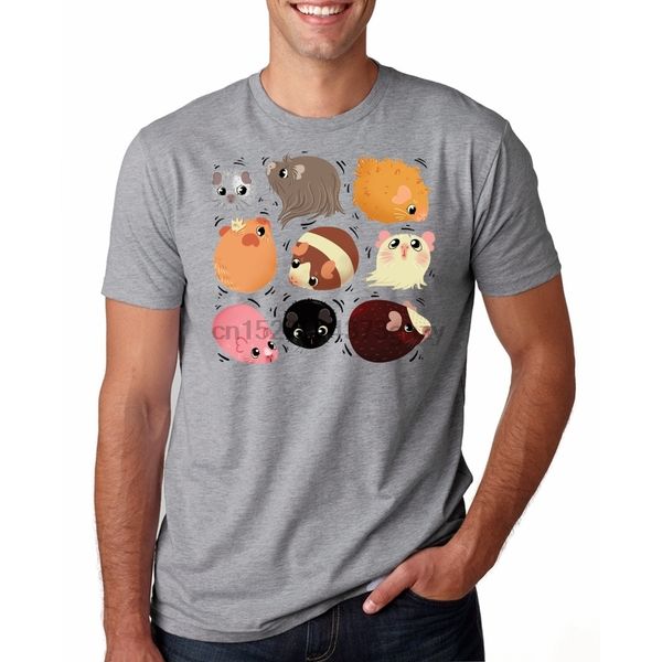 

men funy tshirt guinea pig huddle short sleeve o-neck tee men t shirt