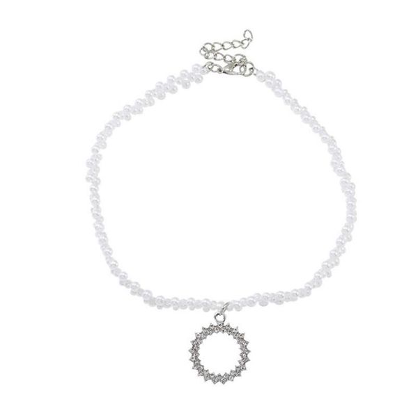 

multilayer pearl fashion choker necklace for women jewelry collares friends novel girl accessories aesthetics suspension xl10158, Golden;silver