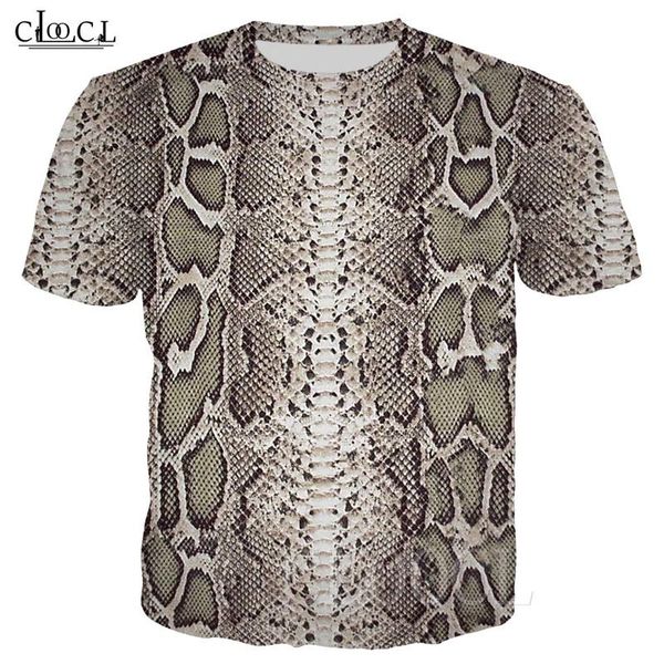 

snakeskin pattern 3d print gray green snake t shirt men women fashion t-shirt harajuku streetwear shirt homme animal tshirt, White;black