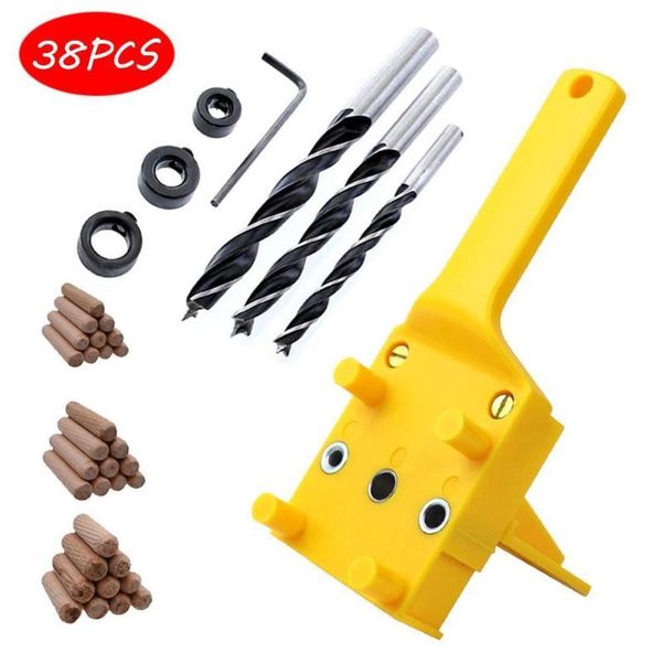 

быстрый вуд крепление штыревой крепью jig abs пластик ручной карманный hole jig система 6/8 / 10мм сверло перфоратора для плотницких дюбель