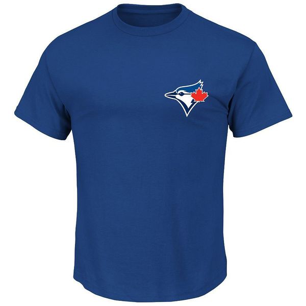 

toronto blue toronto majestic cotton t shirt mens baseball tee blue m5300 t-shirt o-neck fashion casual print