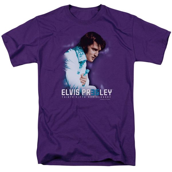

elvis presley 35th anniversary 2 licensed t - shirt all sizes funny tee shirt