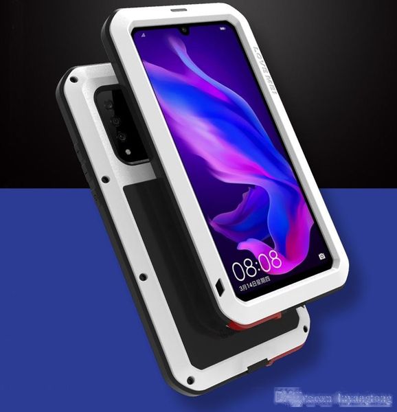 

coque p30 pro love mei heavy duty protective cover for huawei p30 p30lite case metal powerful covers cell phone cases