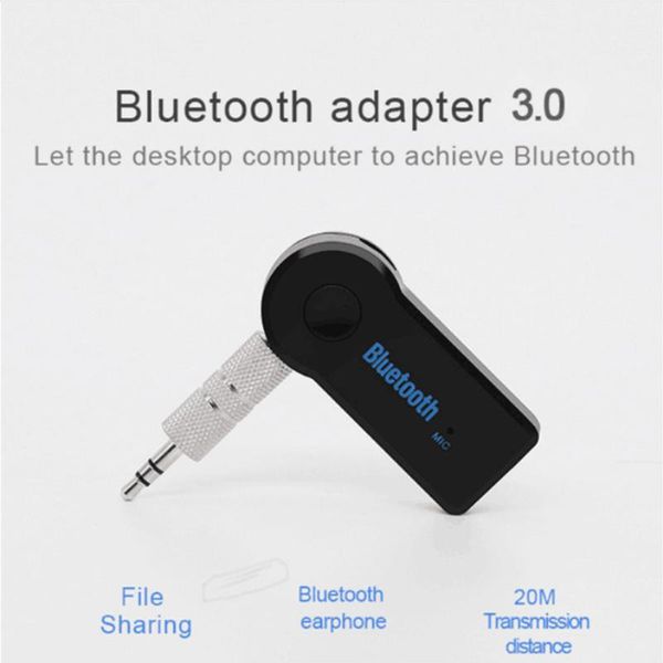 

kebidu 3.5mm handscar bluetooth audio music receiver adapter universal bluetooth car kit receiver for any