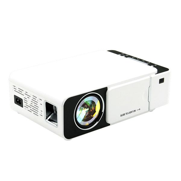 

t5 portable led projector 4k 2600 lumens 1080p hd video projector usb hdmi beamer for home cinema optional wifi t6