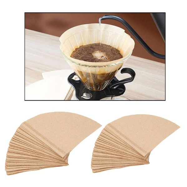 

40 pcs portable drip coffee filter paper perfect for travel home