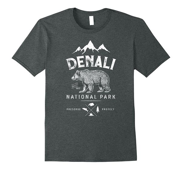 

denali national park and preserve t shirt us alaska vintage for men