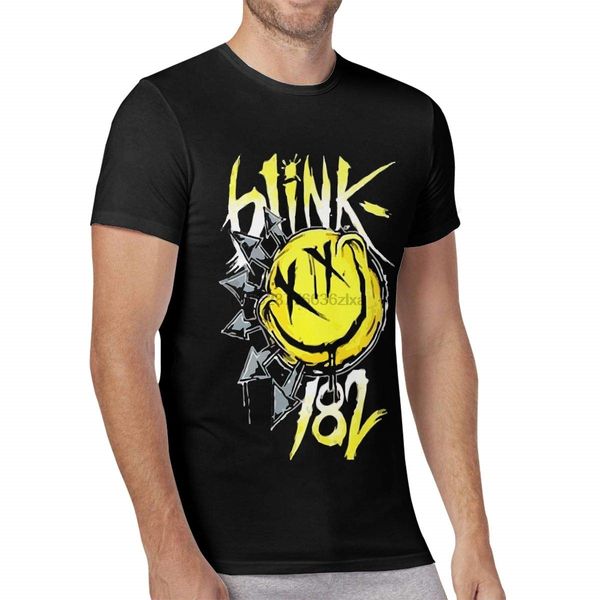 

мужчины футболка blink 182 logo уникальная с коротким рукавом футболка