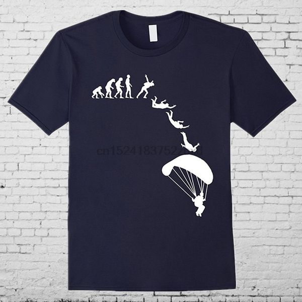 

2018 новая мода парашютный evolution парашют мужчины футболку