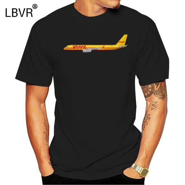 

dhl aviation worldwide logo black or white t shirt mens t-shirt s-2xl
