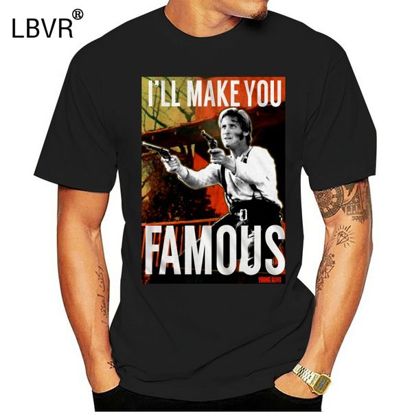 

young guns famous men's black t-shirt new sizes s-2xl personality custom tee shirt