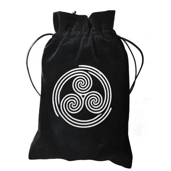 

мешочке 13x18cm мешок бархата celtic ткань drawstring игра вышивка таро совет организатор сумка карта карта таро хранение игра руна yxlxfu