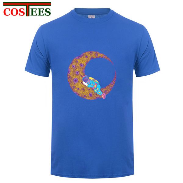

the science of sleep t shirt men spacex astronaut t-shirt develop the moon tee shirt short sleeve o-neck cotton tshirt camisetas