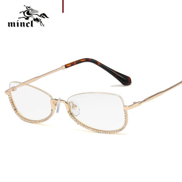 

sunglasses 2021 half frame fashion women retro transition pochromic reading glasses optical diopter fml, White;black