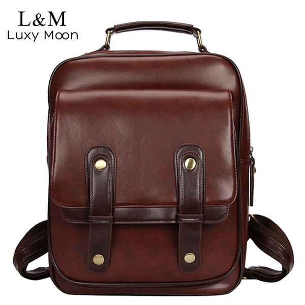 

travel xa127h vintage 2020 backpack rucksack retro for bags girls brown lapwomen backpack leather teenage school mochilas rtbei bdehome