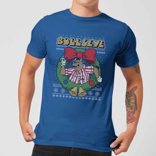 

меченый меченый венок мужчины рождество t-shirt - royal blue