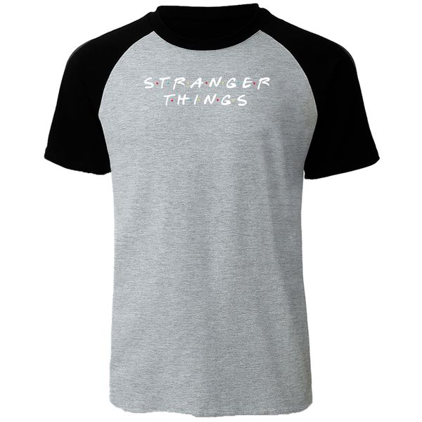 

stranger things funny tshirt men letter printed t-shirt upside down man tee shirt harajuku t shirt mens raglan short sleeve