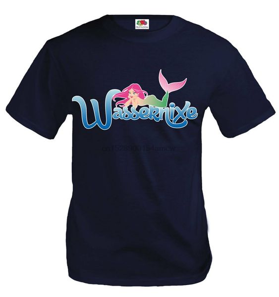 

mens short sleeve t-shirt water nymph fairy mythical fin