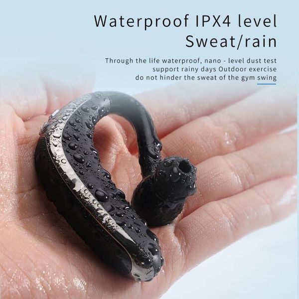 

h500 bluetooth v5.0 drive wireless hook design comfortable mobile phone alternate headphone for left/right ear headset