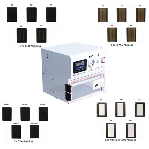 

mini n20 lcd laminating machine oca laminator universal for samsung edge curve and flat screens refurbish with moulds