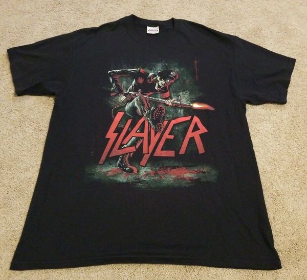 

slayer 2007 tour t-shirt - large