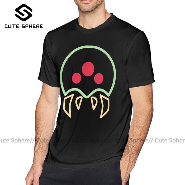

metroid футболка metroid t-shirt повседневная мужская футболка с коротким рукавом 5x cute 100 хлопок печати tshirt