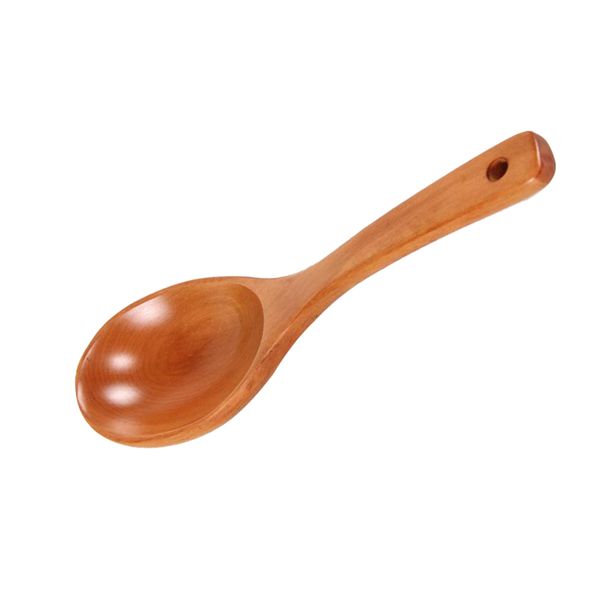 

wooden soup spoon kitchenware wooden handmade brown 24.5x7.5cm