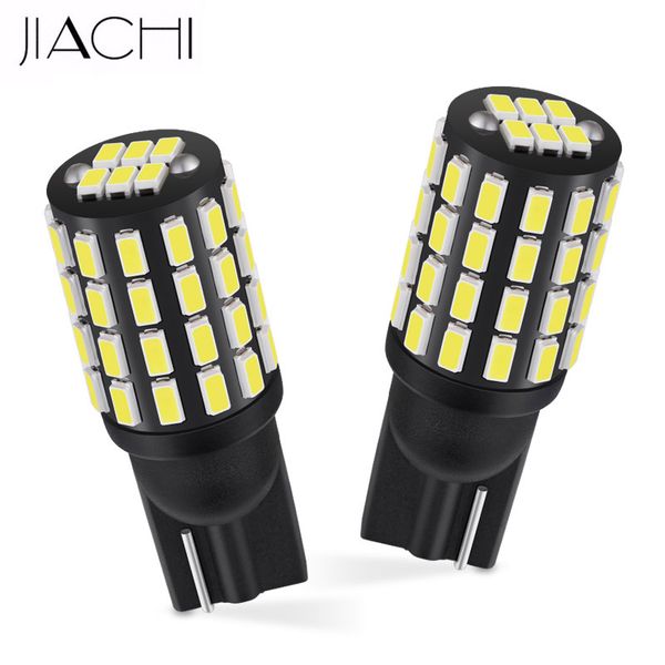 

10pcs t10 led car accessories for kia e90 e60 white w5w 194 168 3014-54 leds wedge car interior lights lamp 600lm dc12-24v