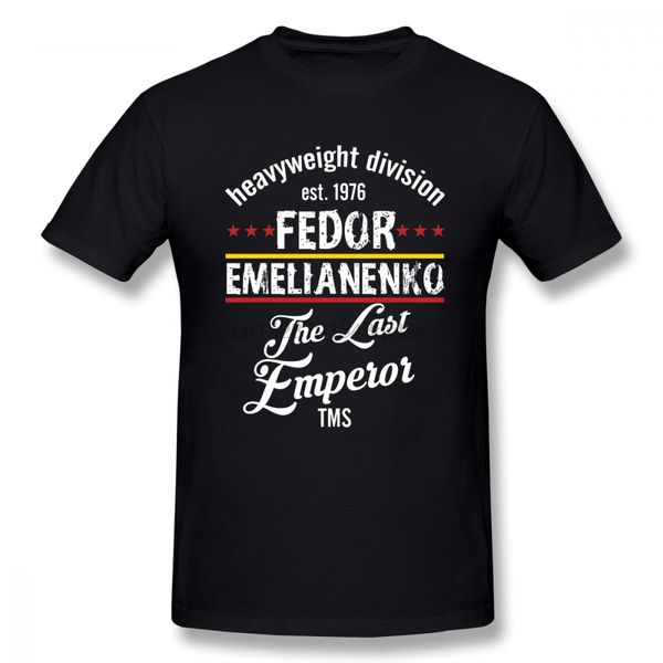 

custom made mens t-shirt fedor emelianenko short sleeve 100% cotton round neck oversize t shirt for teenage tee shirt