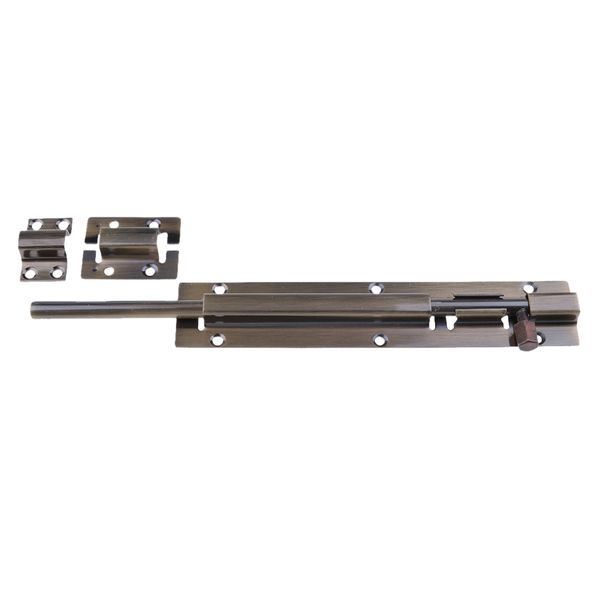 

door bolt barrel slide lock 12 inch brass with screws,290x37mm,bronze