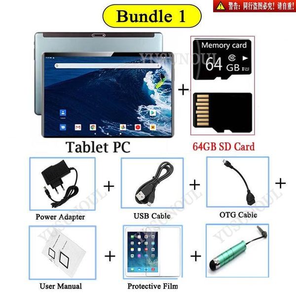 

salesfast shipping new google super tempered 2.5d screen 10 inch tablet pc android 9.0 32gb rom wifi gps play store gift