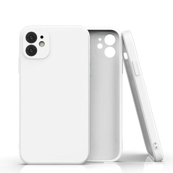 

delicate hole square magic cube phone cases for iphone 11pro 12 straight flange cell phone case for iphone 7 8p