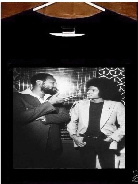 

майкл джексон тенниска; майкл джексон w marvin gaye футболочку брендовая одежда для мужчин o-образным вырезом активные шорты slim fit t-shir