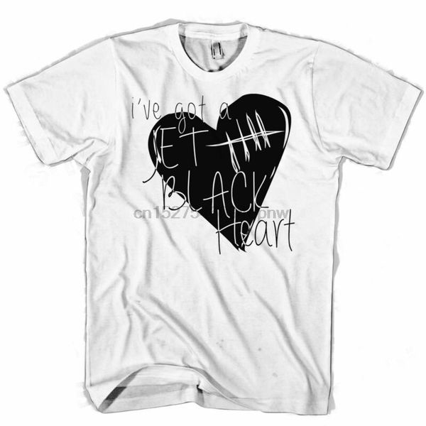 

jet black heart 5sos man woman t-shirt