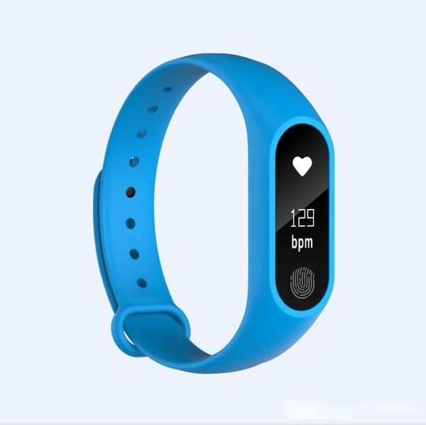 

new m2 fitness tracker watch band heart rate monitor waterproof activity tracker smart bracelet pedometer health wristband with oled