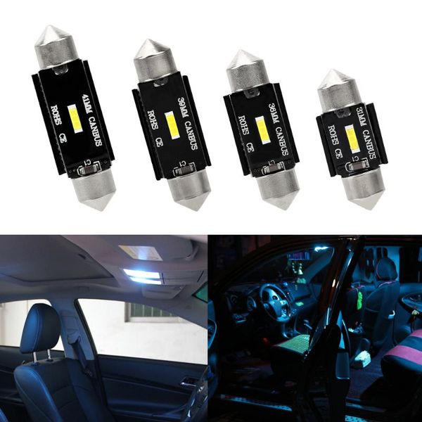 

leepee car interior dome lamp dc 12v license plate light c10w led bulb festoon csp chips c5w led canbus 31mm 36mm 39mm 41mm