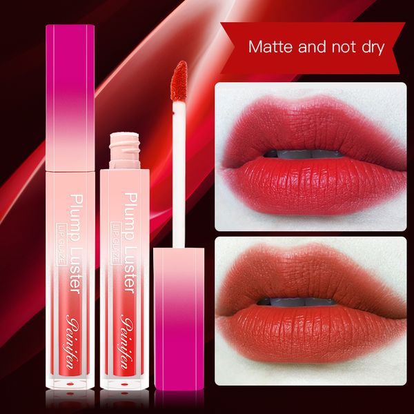 

lip gloss 5 colors matte velvet glaze mist smooth waterproof long-lasting moisturizing pipe set makeup e2