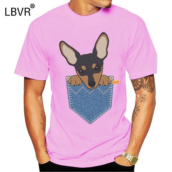 

miniature pinscher pocket dog birthday gift t-shirt mens ladies fit cool casual pride t shirt men new fashion