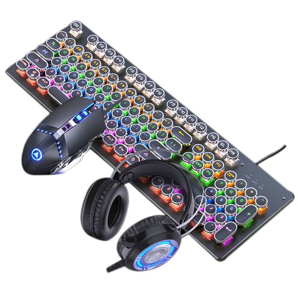 

game usb mechanical keyboard competition mouse headset three sets of a station to buy