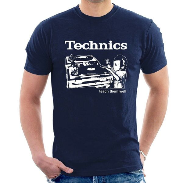 

technics t-shirt turntables kid teach them well vinyl dj all sizes s40