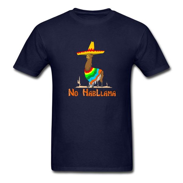 

no habllama llama with hat men t shirt price anime fashion clothes shrits cartoon street style tumblr tees